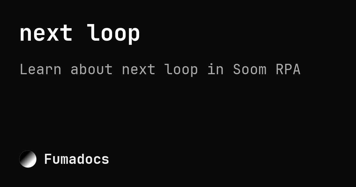 next loop | Soom AI - Enterprise AI That Builds Industry Leaders
