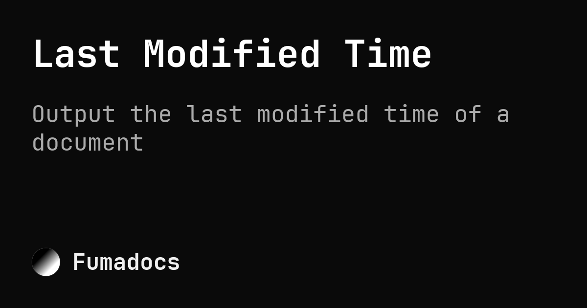 Last Modified Time | Soom AI - Enterprise AI That Builds Industry Leaders